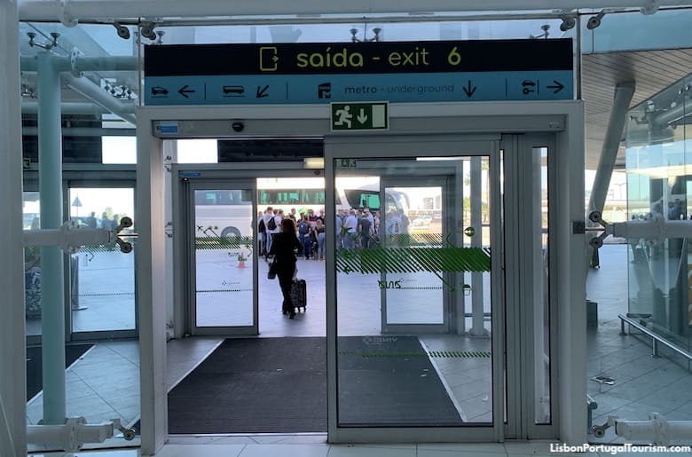 Lisbon Airport exit