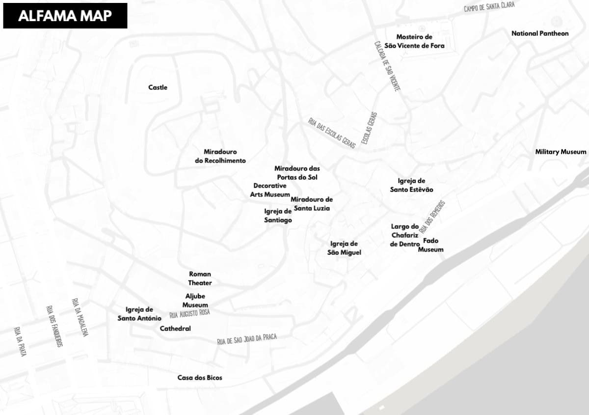 Alfama map