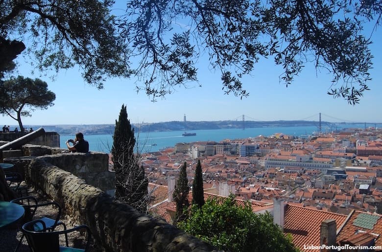 View over Lisbon from the castle