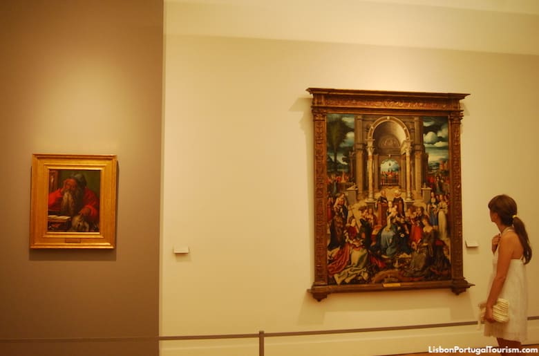 Dürer painting in the Ancient Art Museum, Lisbon
