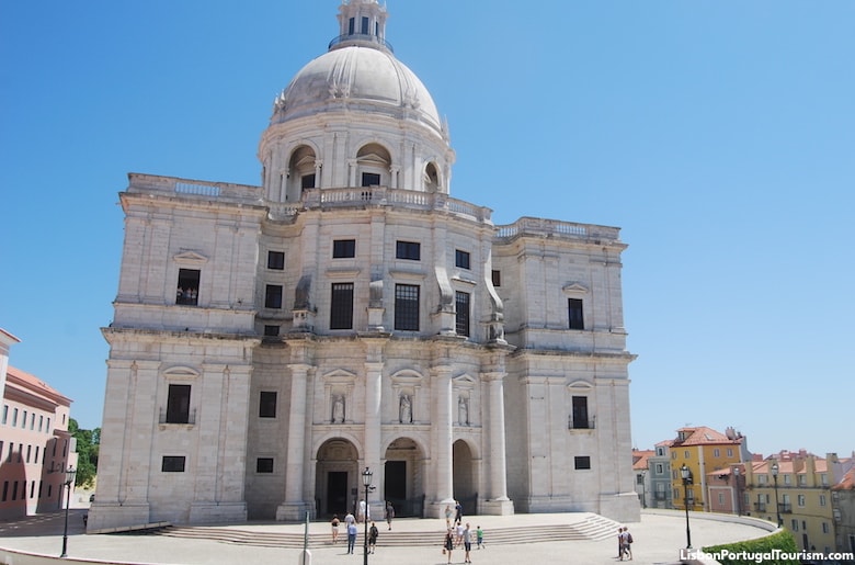 The entrance to Panteão Nacional, the National Pantheon in Alfama, Lisbon